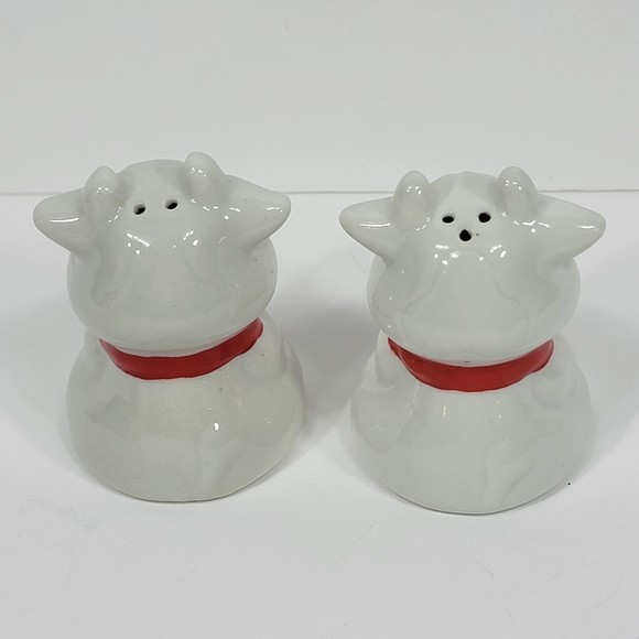 Unbranded Set of Cow Salt and Pepper Shakers with Box - Picture 5 of 6